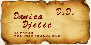 Danica Đelić vizit kartica